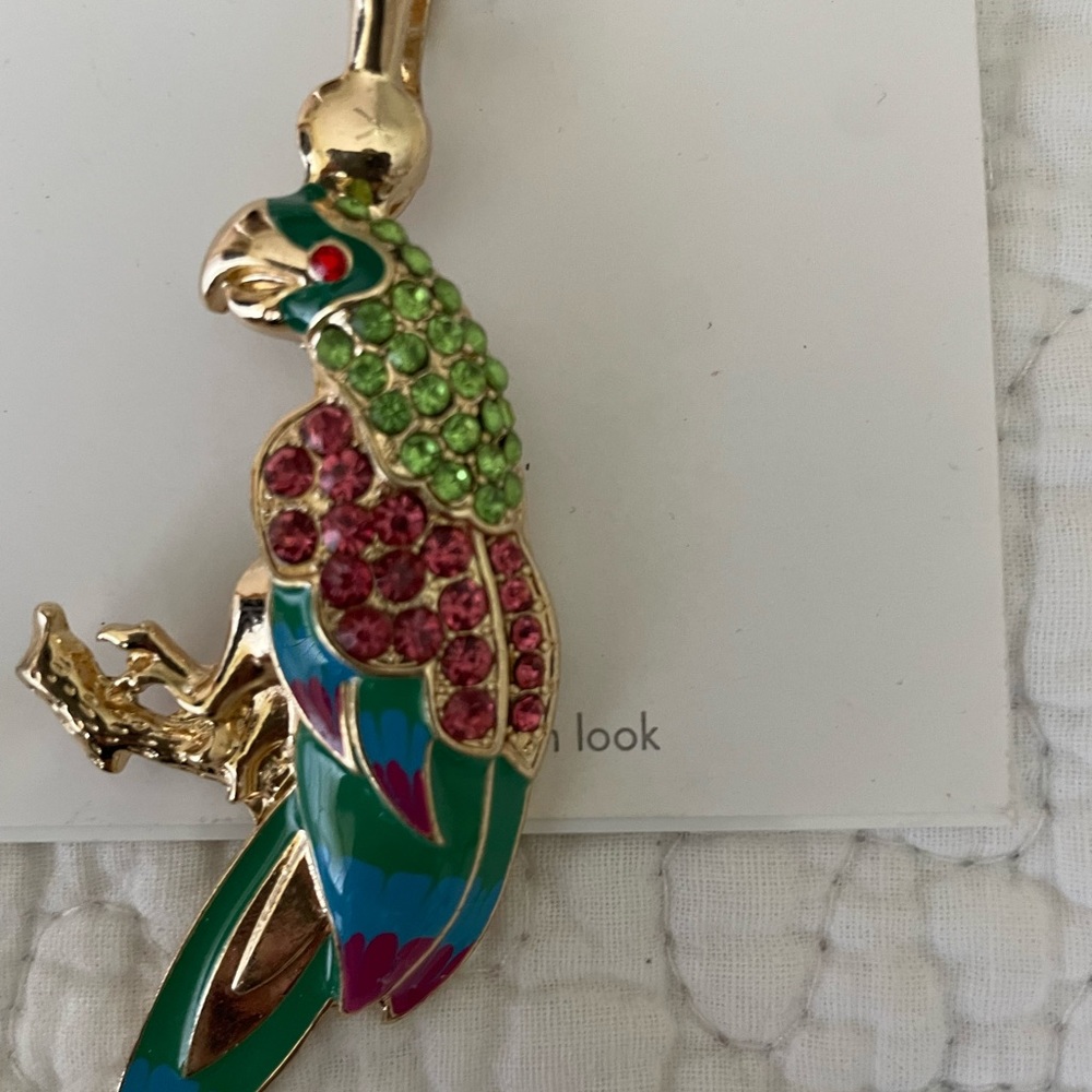 Wearable Art Tropical Bird Necklace Pendant - Picture 3 of 3